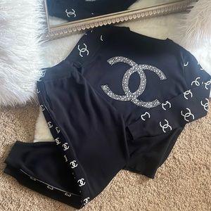 Chanel set in black.